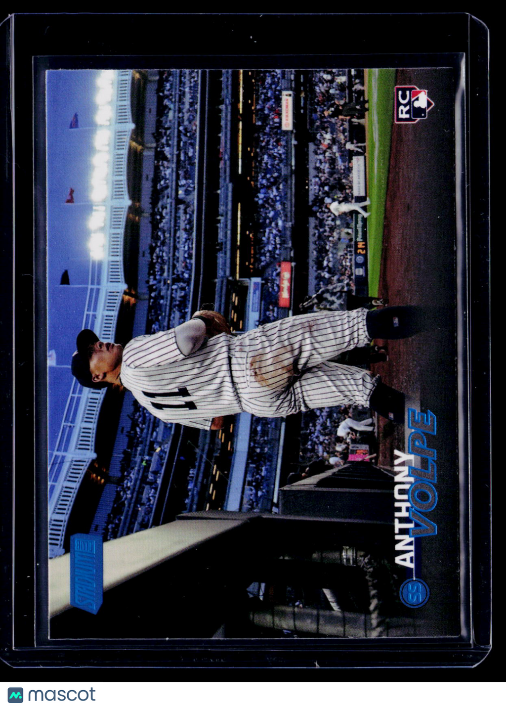 2023 Topps Stadium Club Anthony Volpe Rookie Blue Foil 21/50 RC
