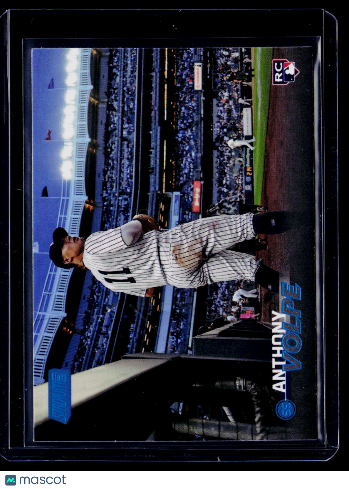 2023 Topps Stadium Club Anthony Volpe Rookie Blue Foil 21/50 RC
