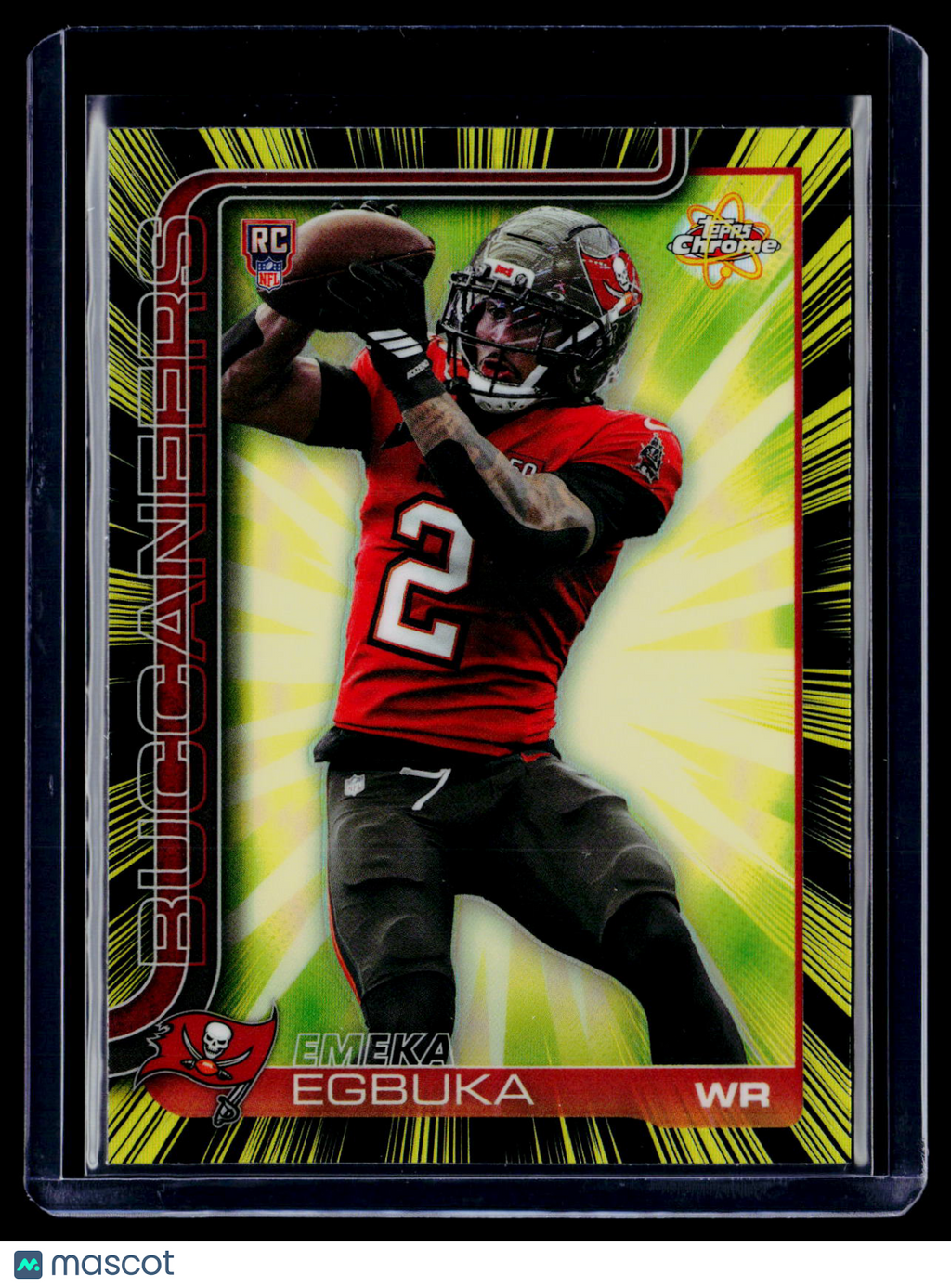 2025 Topps Chrome Emeka Egbuka Radiating Rookies RC