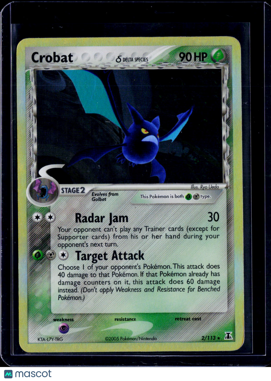 Crobat Delta Species 2/113 Reverse Hofoil
