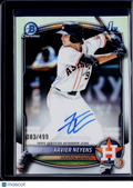 2025 Bowman Chrome Draft Xavier Neyens 1st Bowman Auto Refractor 383/499