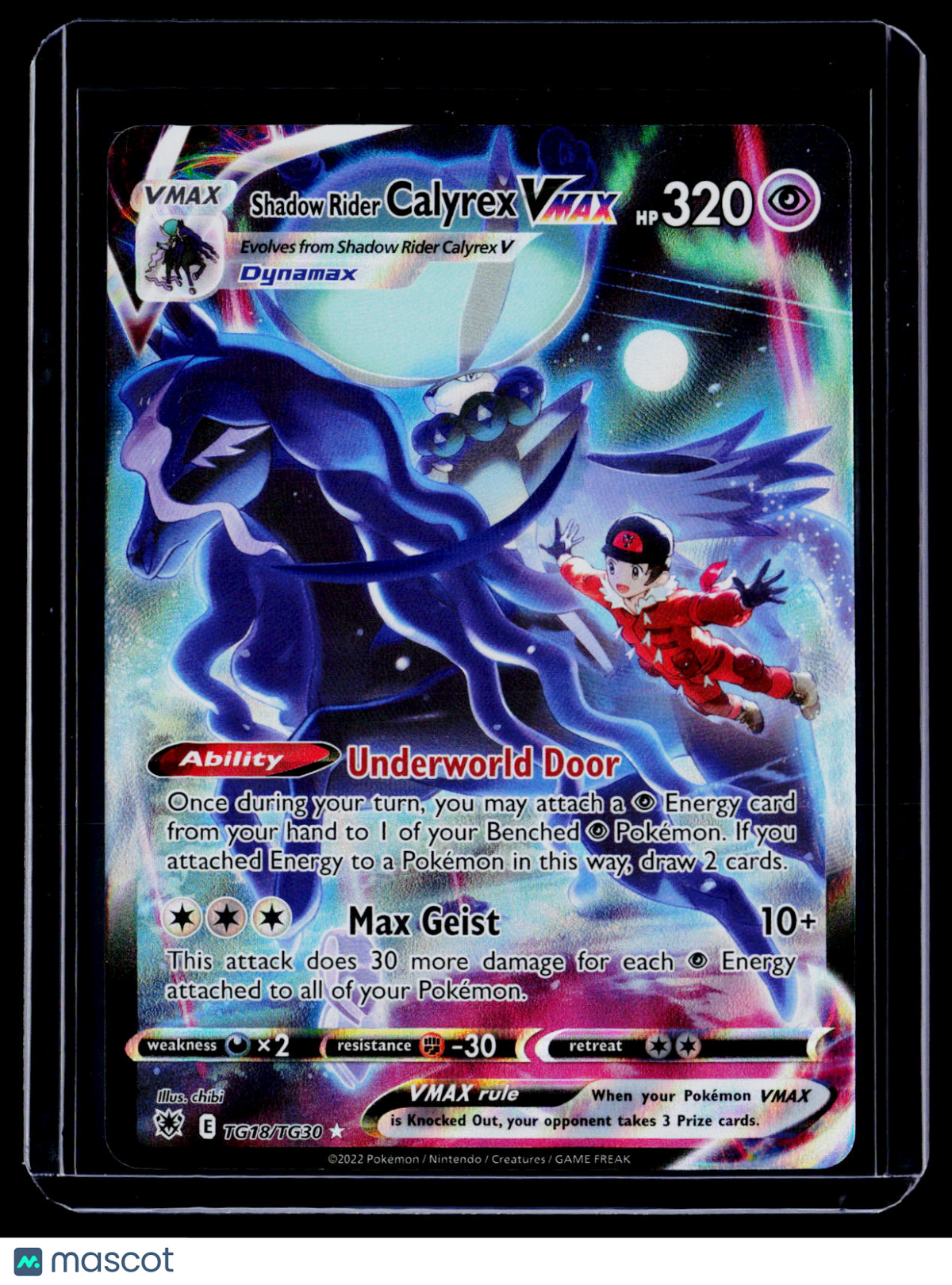 Pokemon Shadow Rider Calyrex VMax TG18/TG30