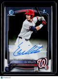 2025 Bowman Draft Eli Willits Chrome 1st Bowman Auto