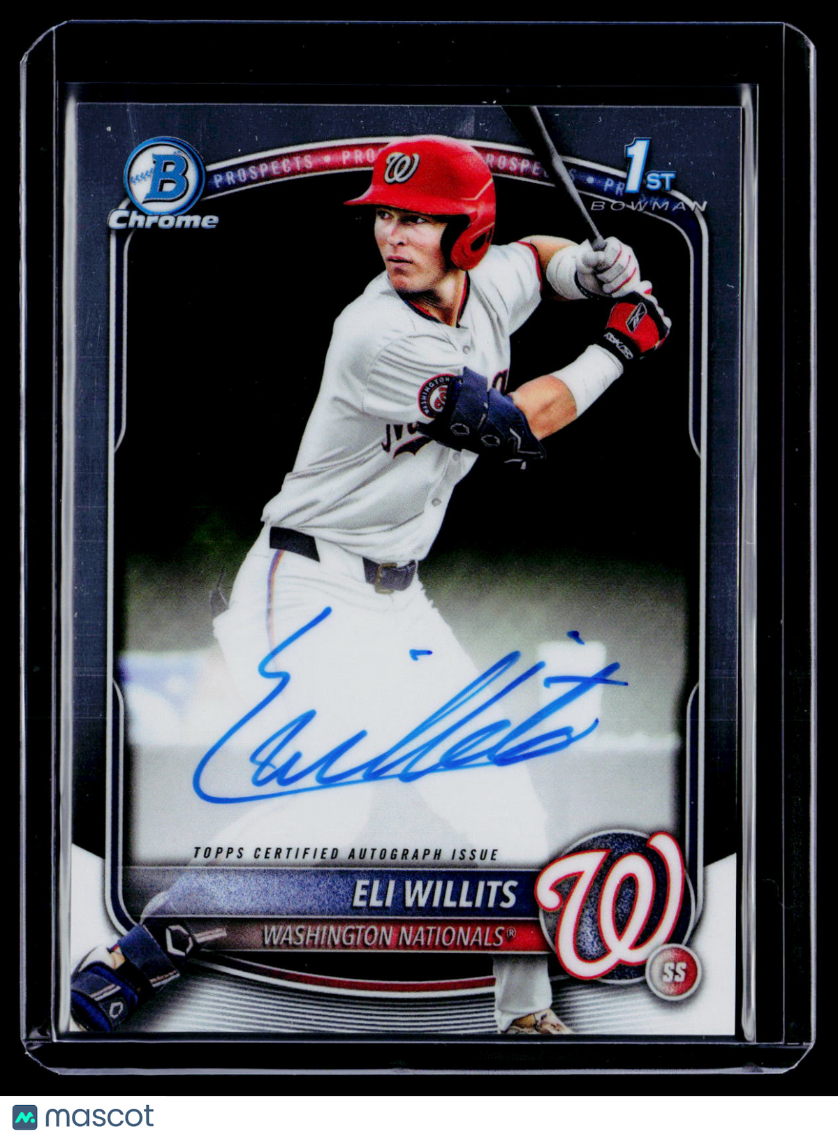 2025 Bowman Draft Eli Willits Chrome 1st Bowman Auto