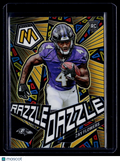2023 Panini Mosaic Zay Flowers Rookie Razzle Dazzle RC
