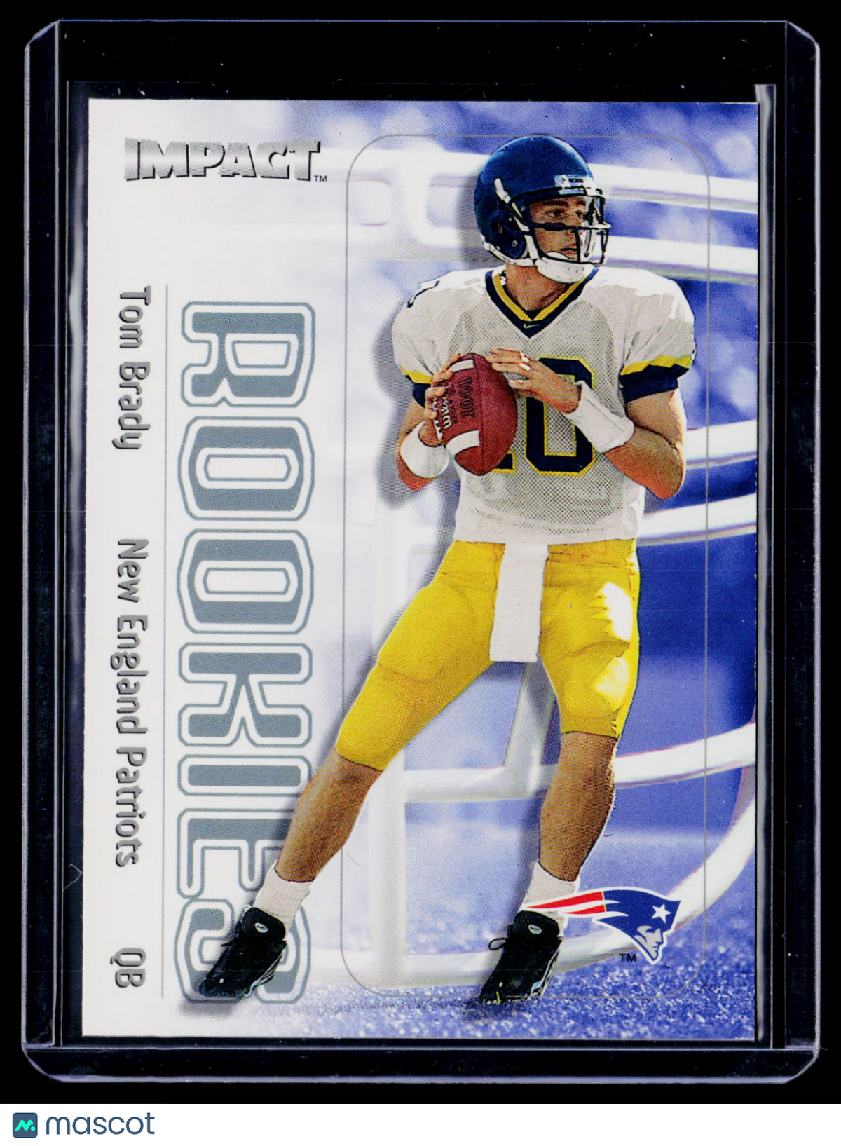 2000 Skybox Impact Tom Brady Rookie RC
