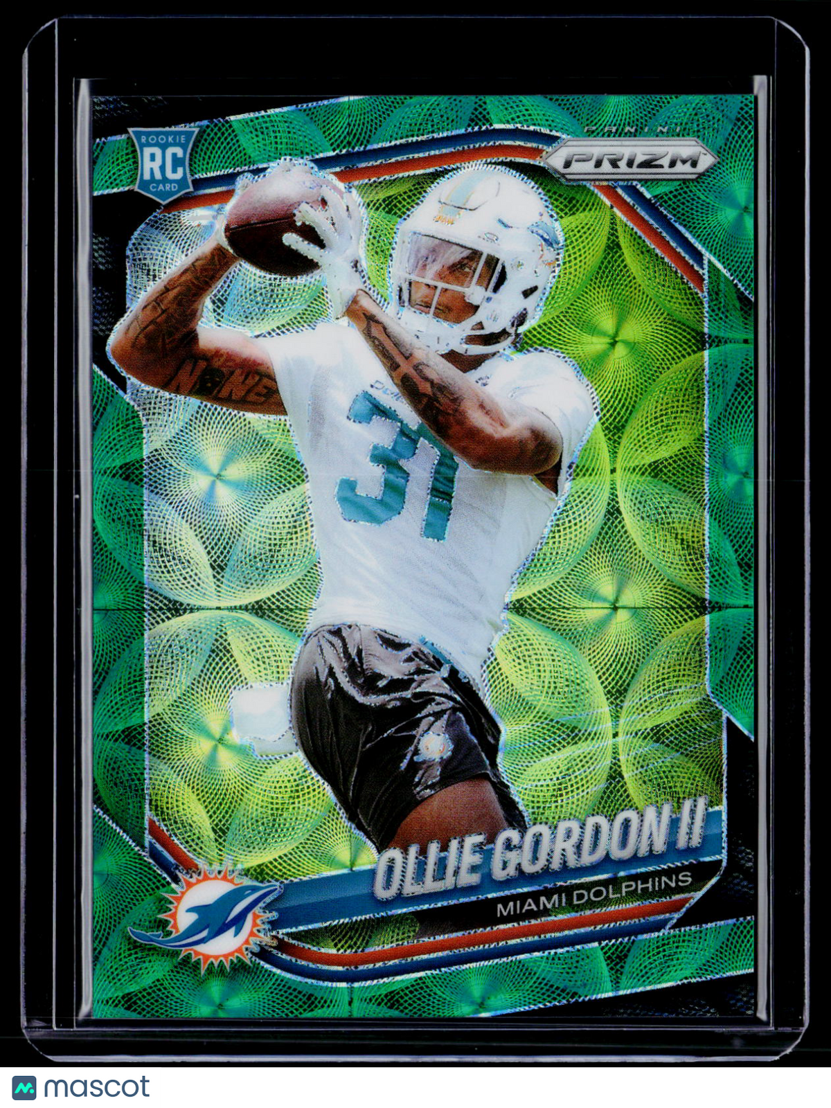 2025 Prizm Ollie Gordon II Rookie Green Scope 39/75 RC