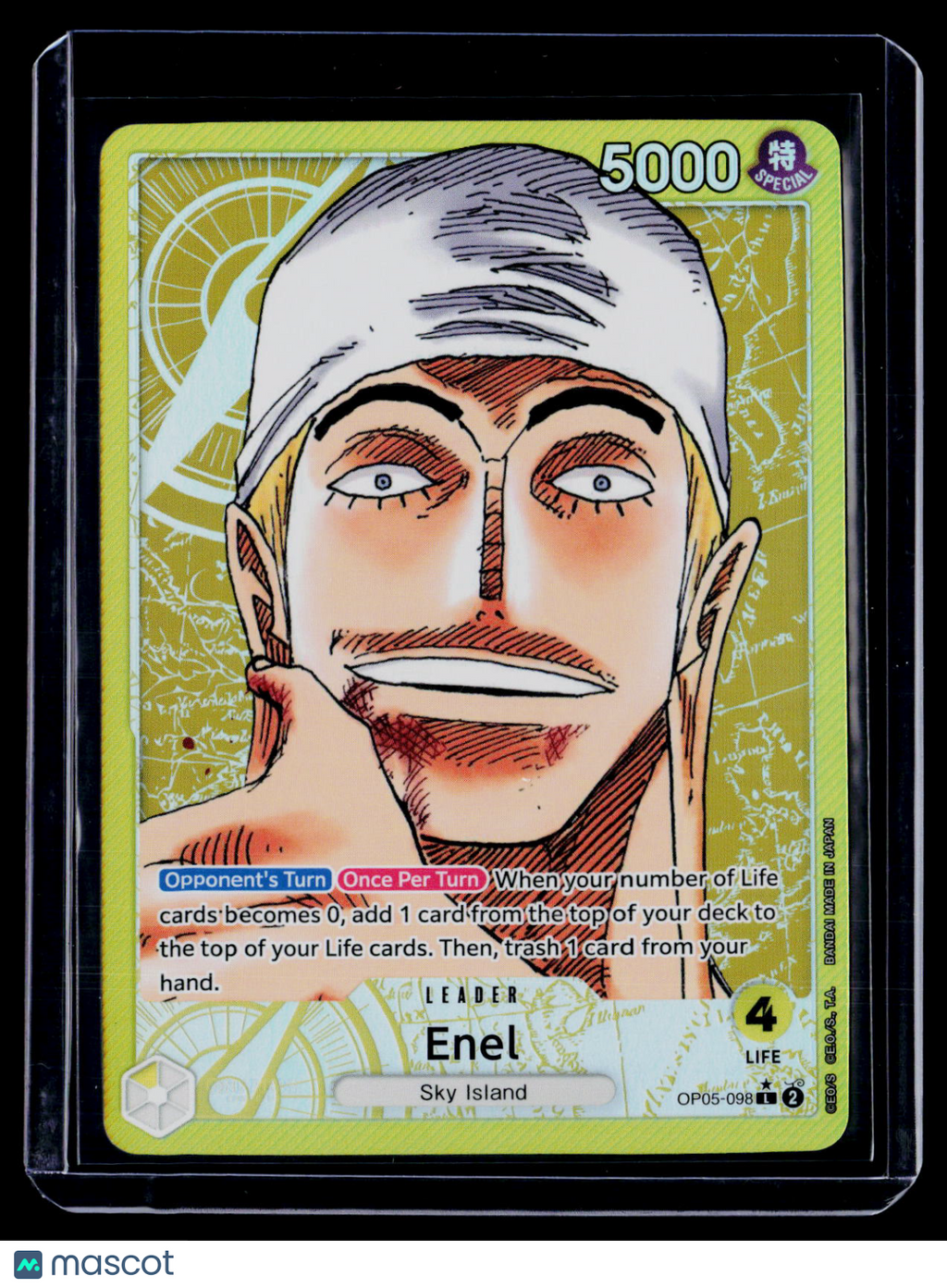 One Piece Enel Alternate Leader OP05-098