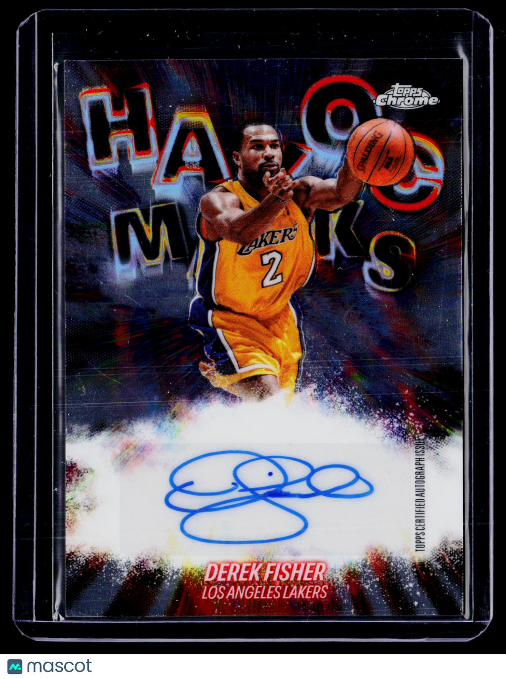 2025 Topps Chrome Update Derek Fisher Havoc Marks Auto