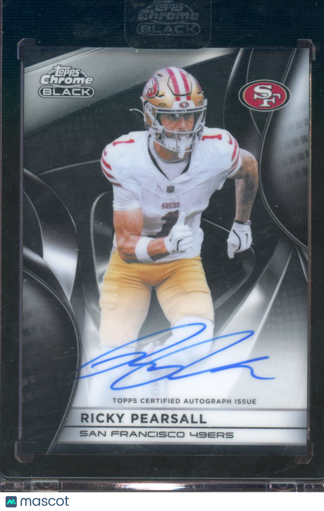 2025 Topps Chrome Black Ricky Pearsall Auto