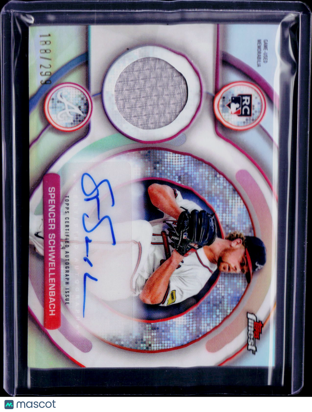 2025 Finest Spencer Schwellenbach Jersey Auto 188/299 RC