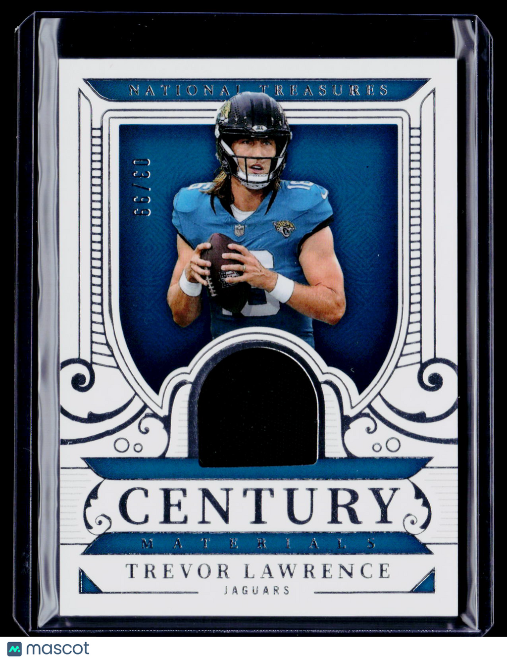 2025 National Treasures Trevor Lawrence Century Materials Patch 3/99