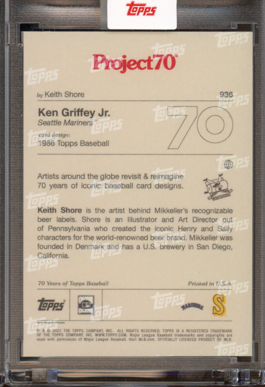 2021 Topps Project 70 Ken Griffey Jr. Keith Shore 936