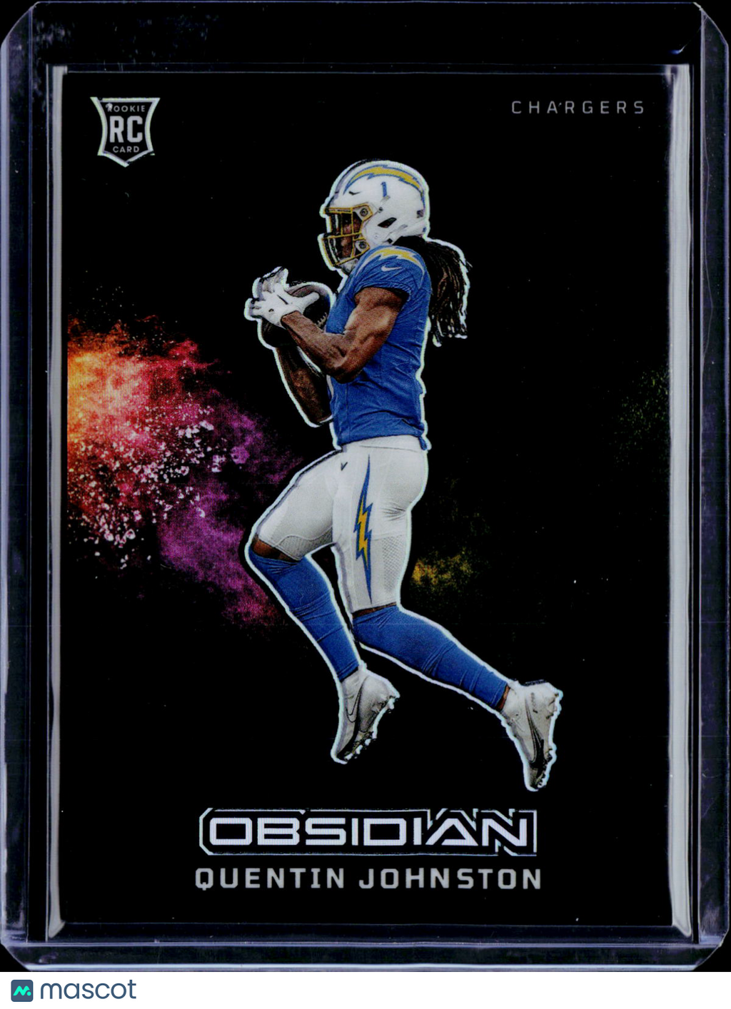 2023 Obsidian Quentin Johnston Black Color Blast