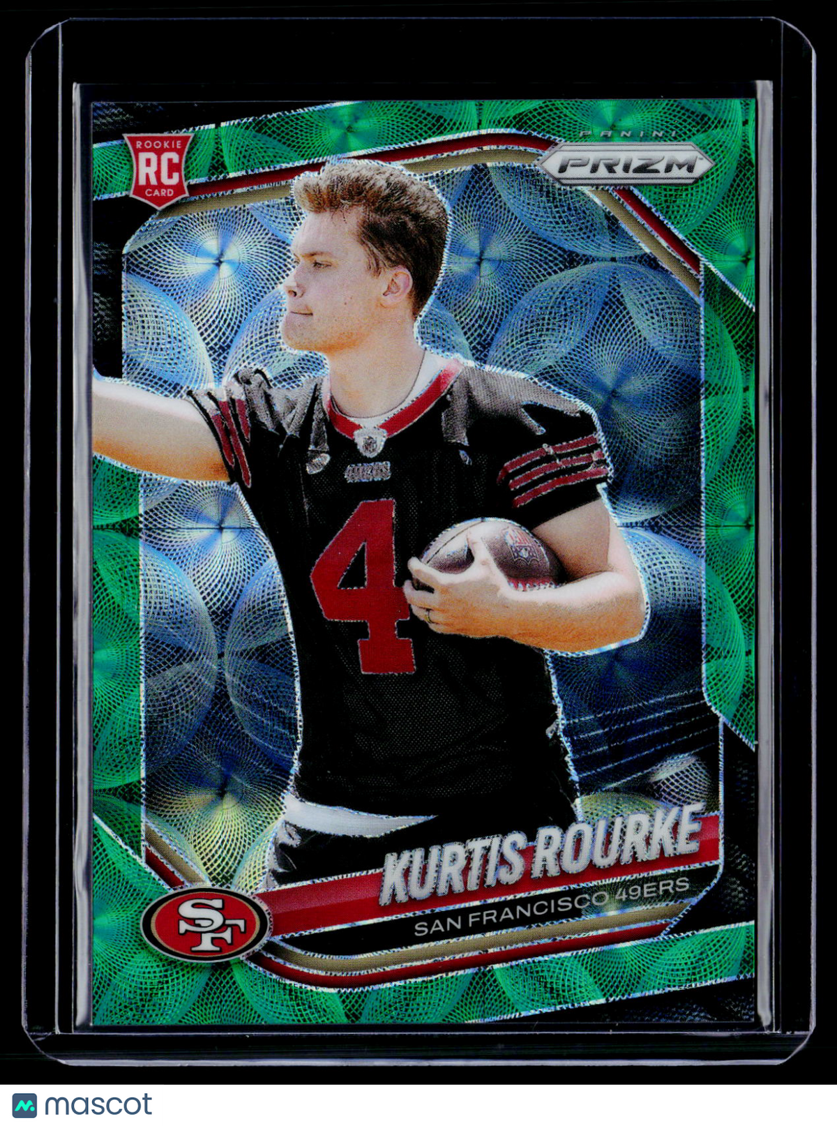 2025 Prizm Kurtis Rourke Rookie Green Scope 19/75 RC