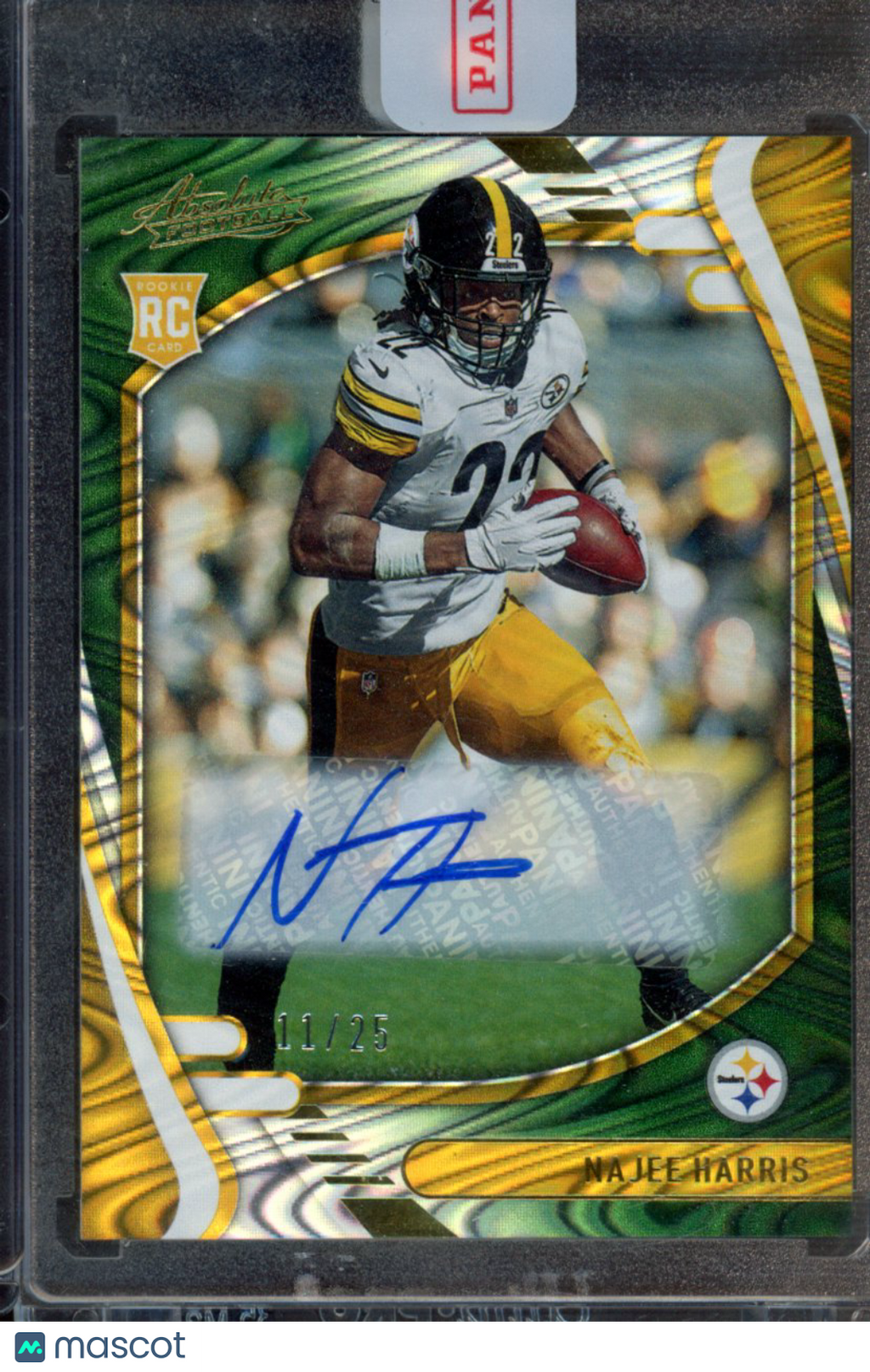 2021 Absolute Najee Harris Spectrum Green Auto 11/25 RC