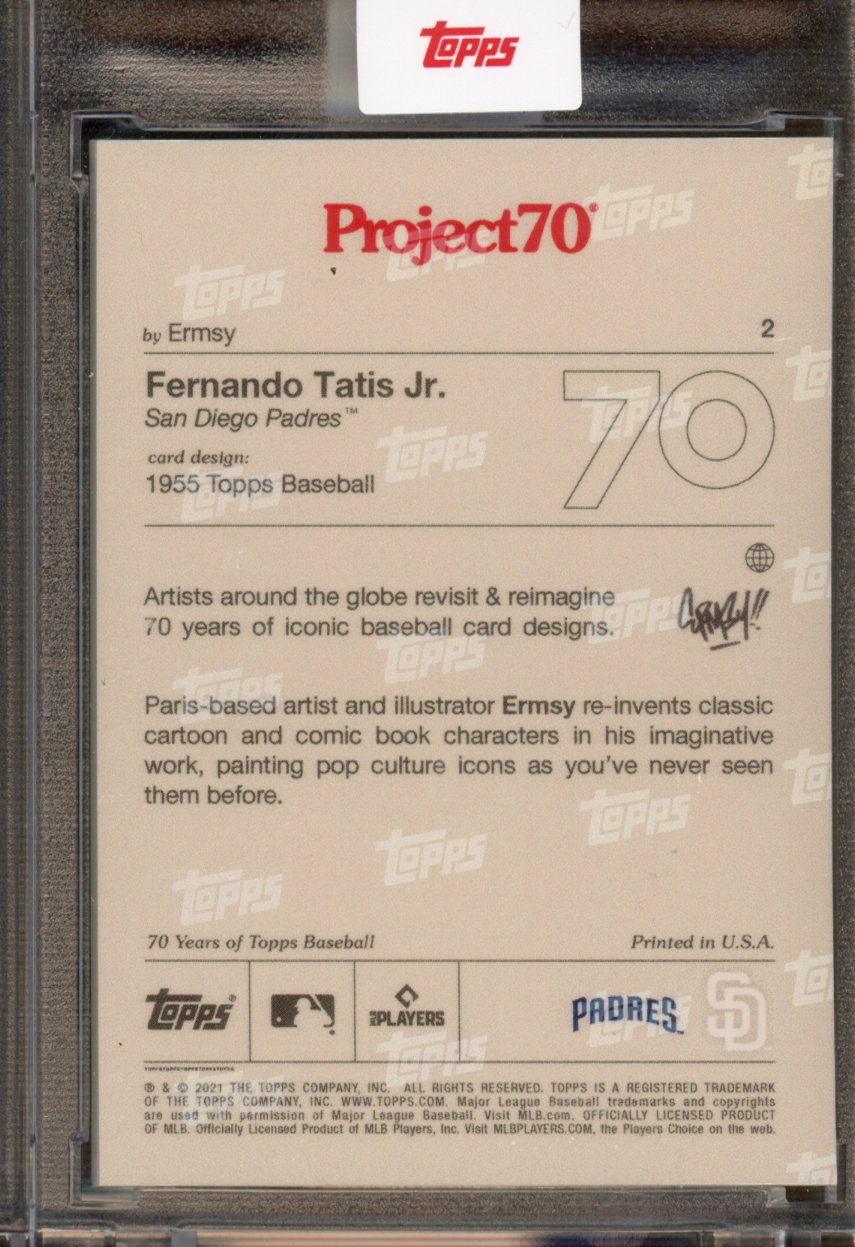 2021 Topps Project 70 Fernando Tatis Jr. Ermsy 2