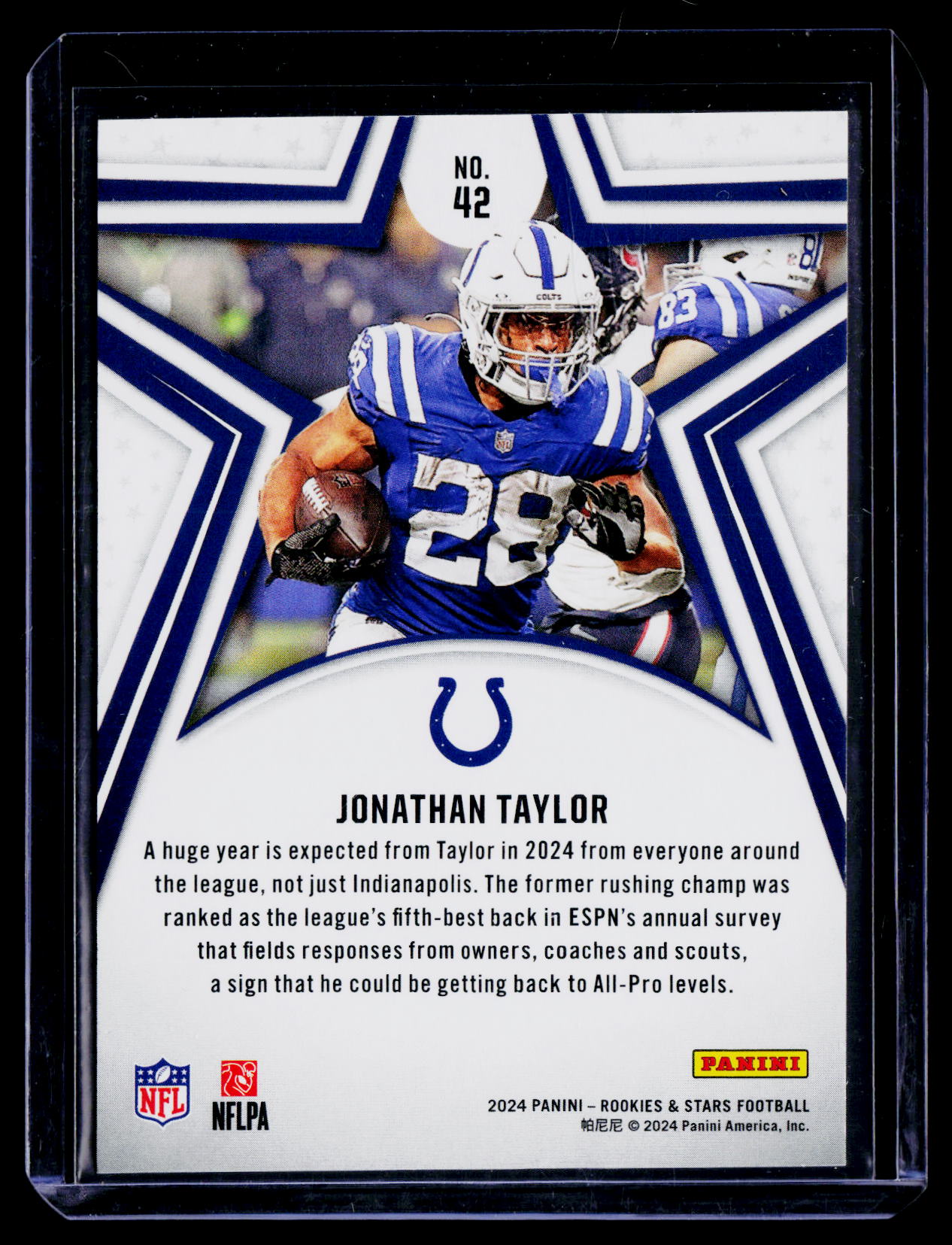 2024 Rookies & Stars Jonathan Taylor Gold 10/10