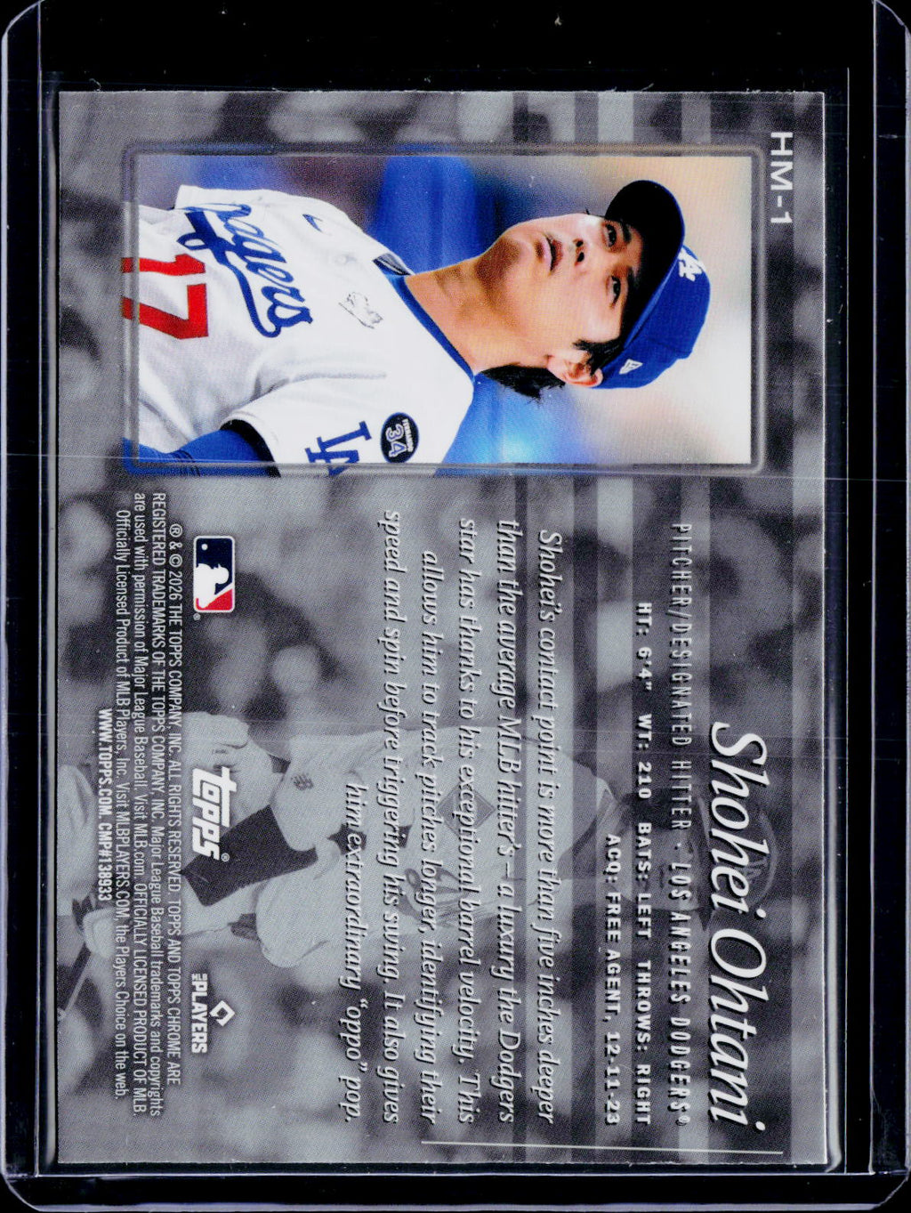 2026 Topps Chrome Shohei Ohtani Hobby Masters Case Hit