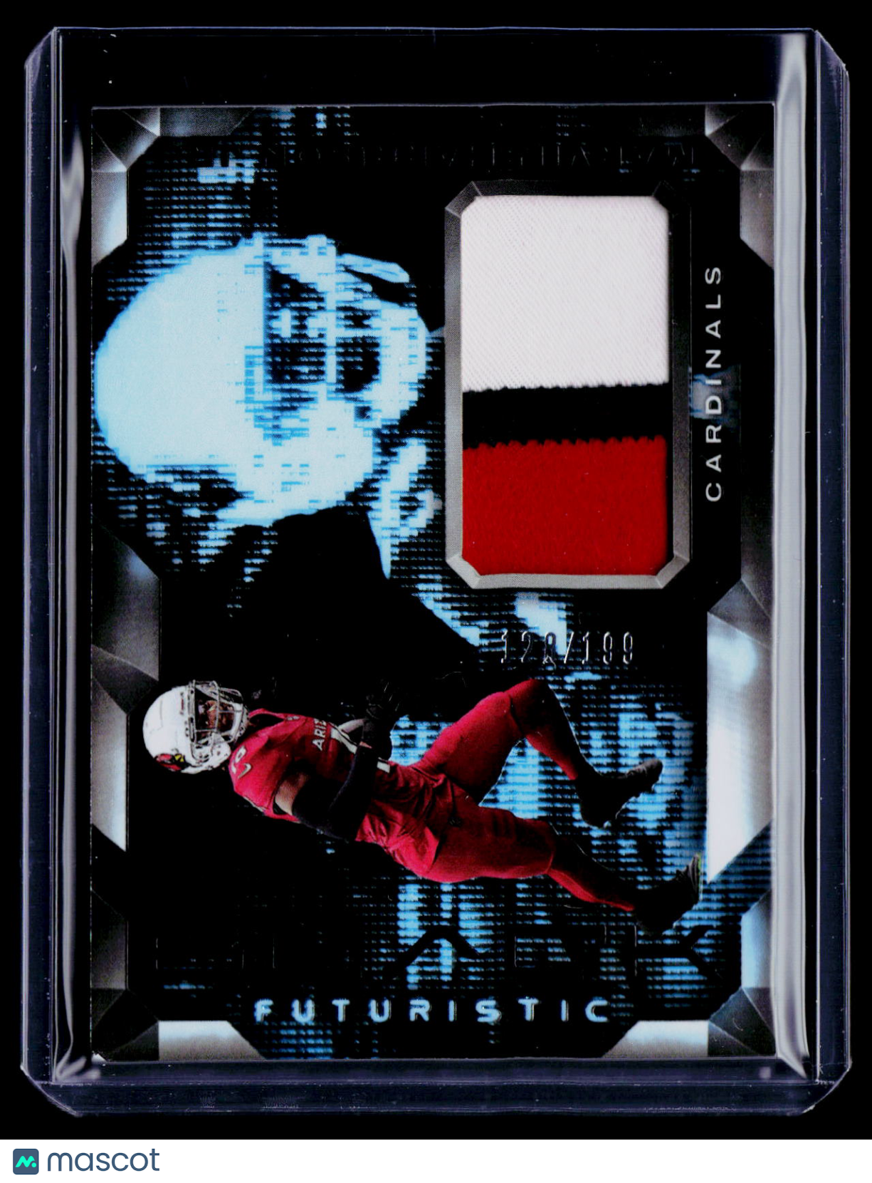 2024 Panini Black Marvin Harrison Jr. Rookie Futuristic Patch 128/199