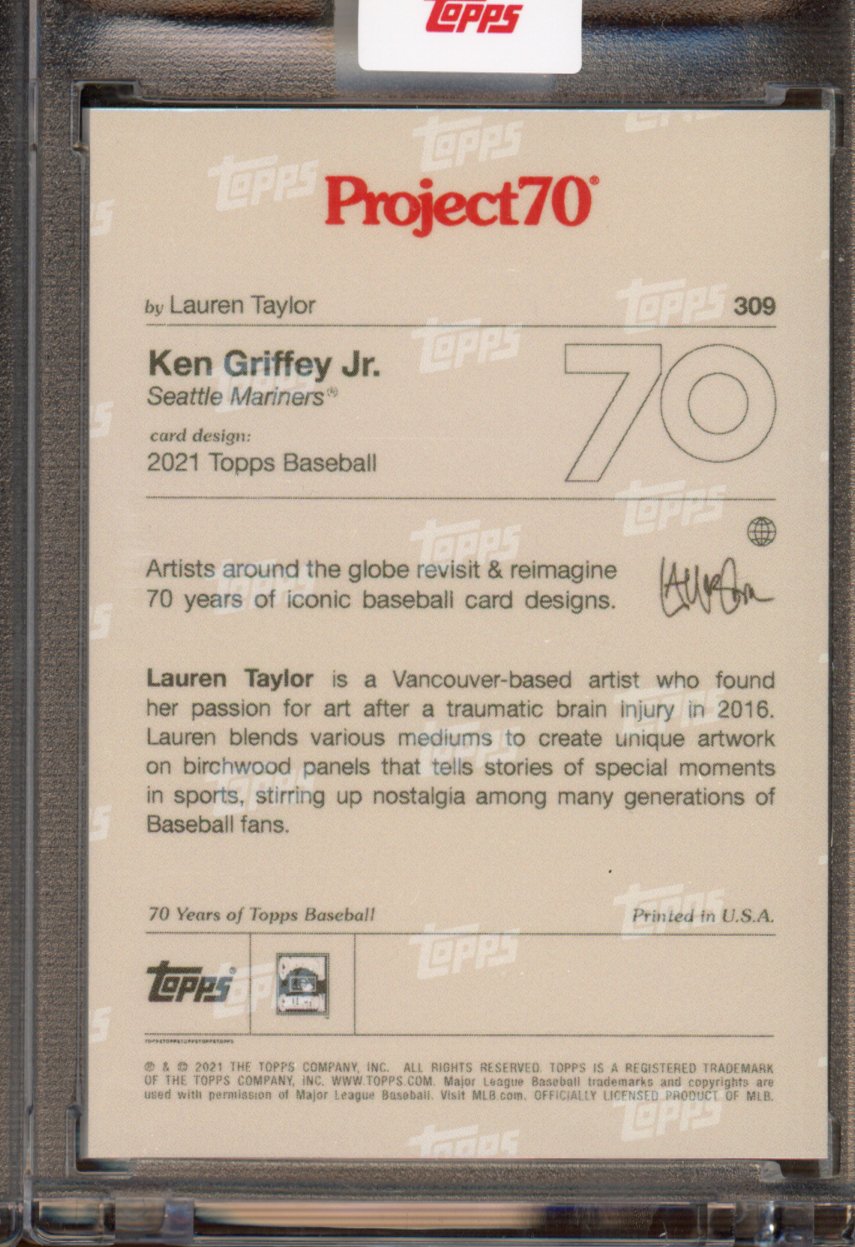 2021 Topps Project 70 Ken Griffey Jr. Lauren Taylor 309