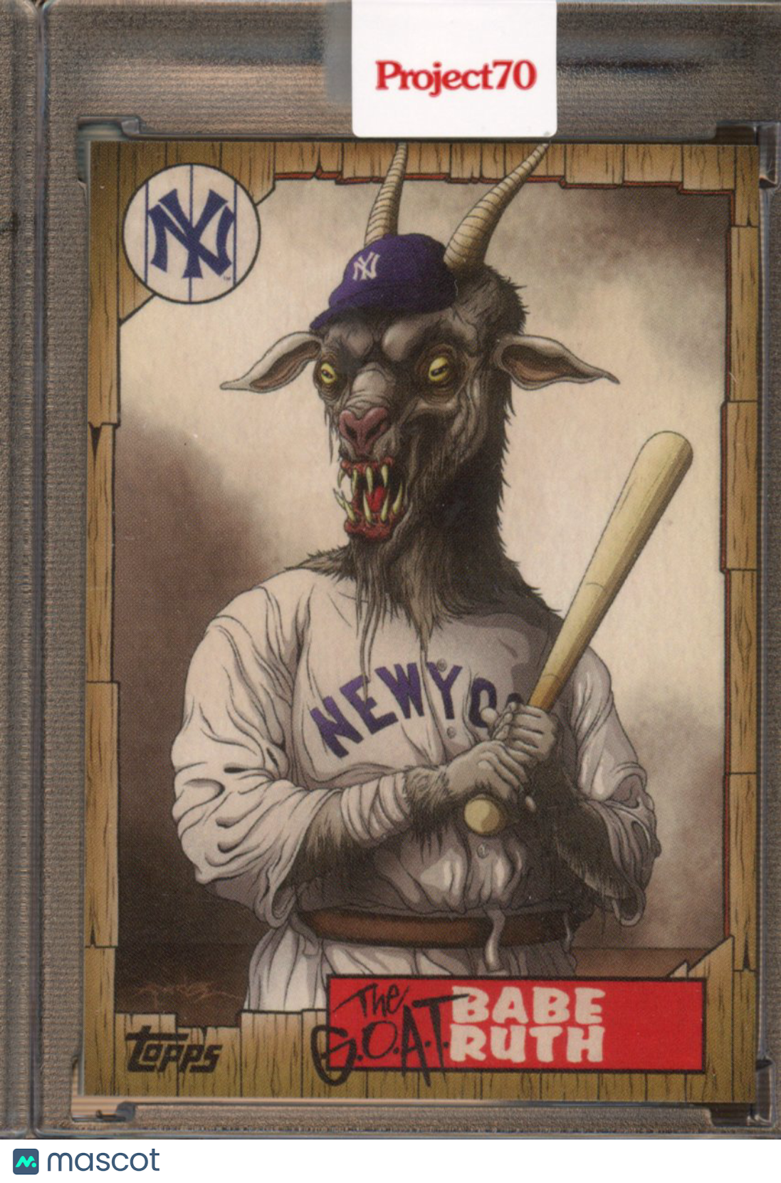 2021 Topps Project 70 Babe Ruth Alex Pardee 666