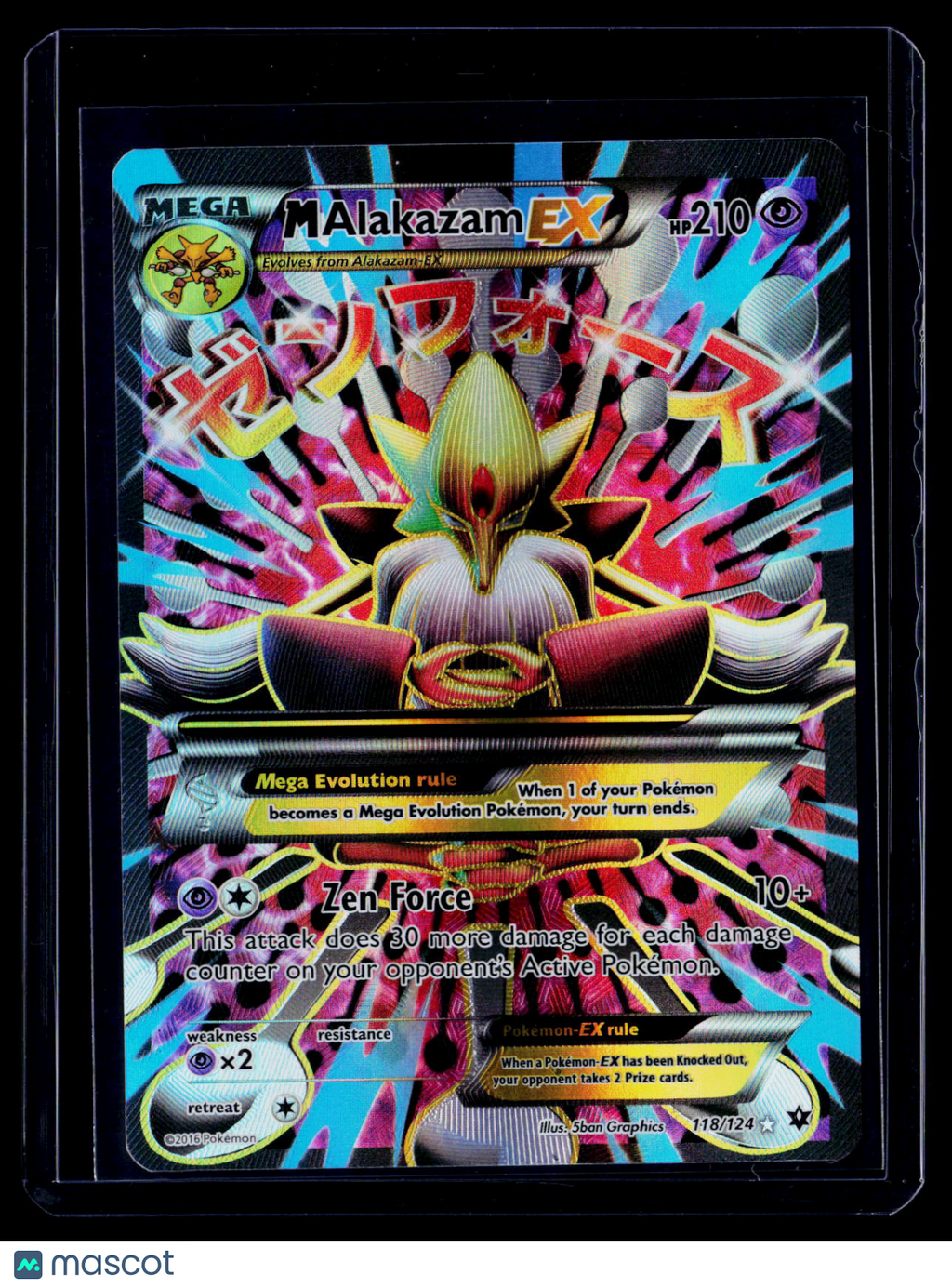 Pokemon M Alakazam Ex 118 124