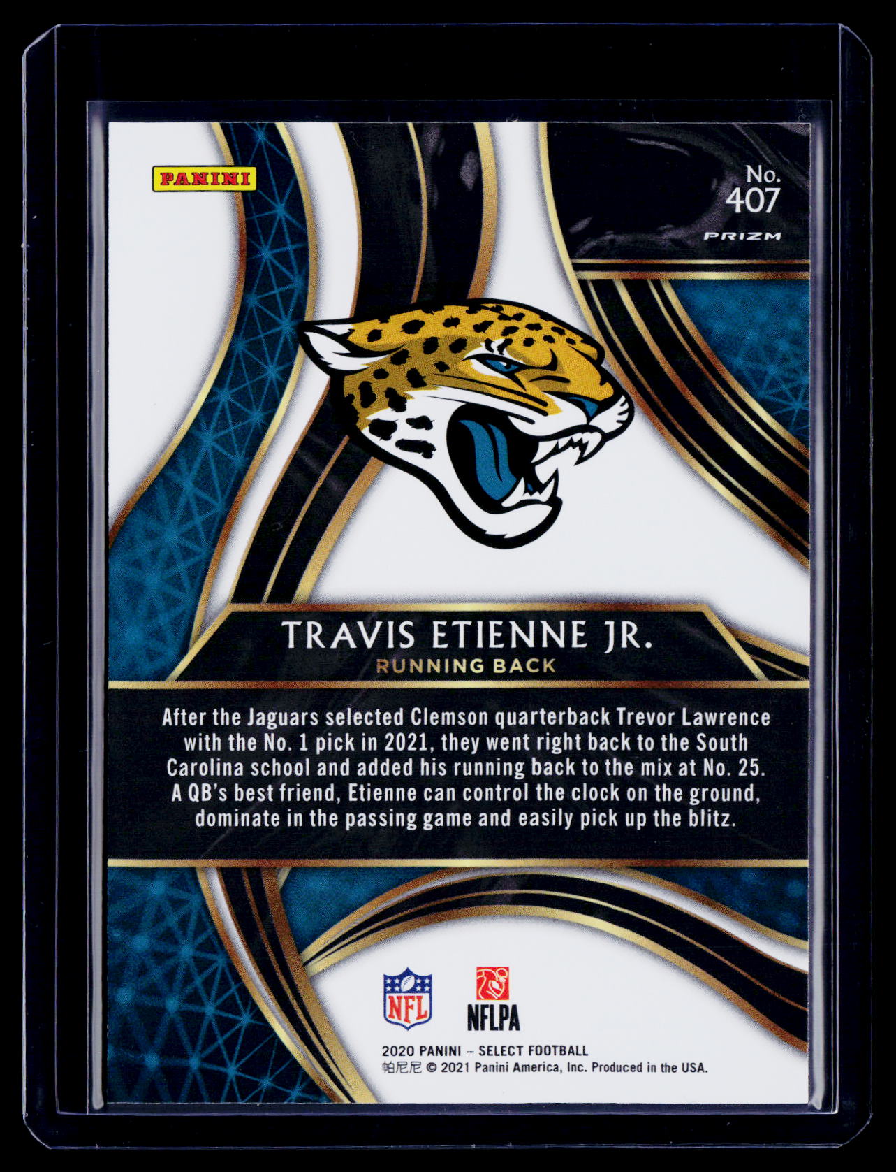 2020 Select Travis Etienne Jr. Rookie XRC RC