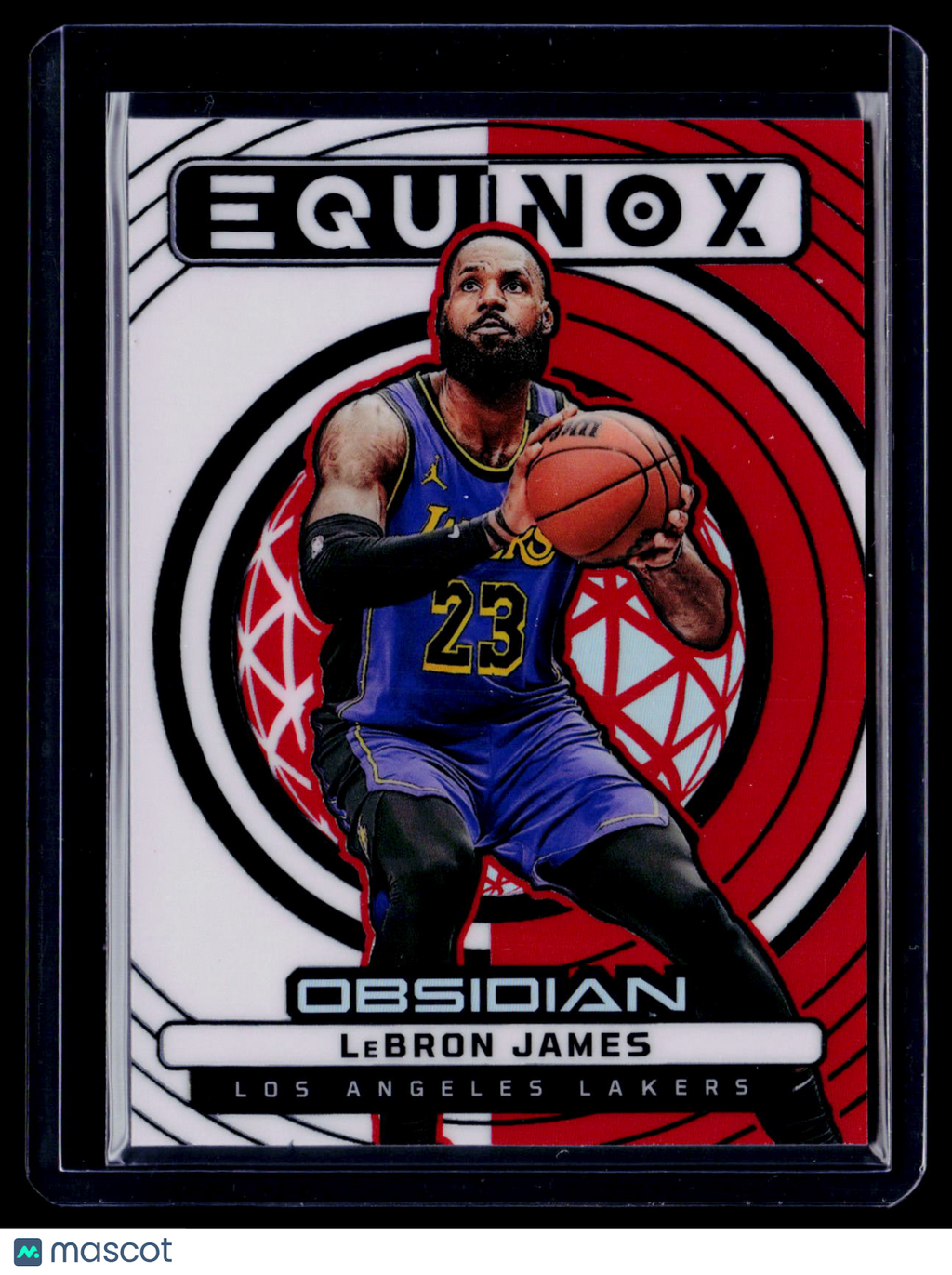 2024-25 Obsidian LeBron James Equinox Red Flood