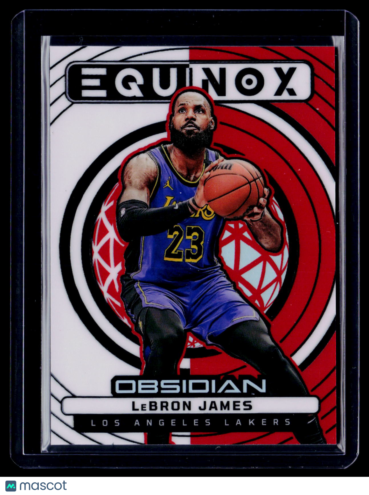 2024-25 Obsidian LeBron James Equinox Red Flood