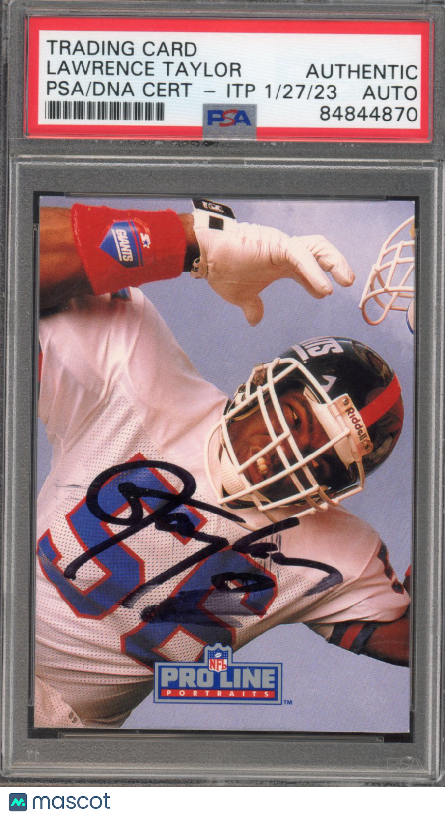 1991 Pro Set Lawrence Taylor PSA/DNA Authentic Auto