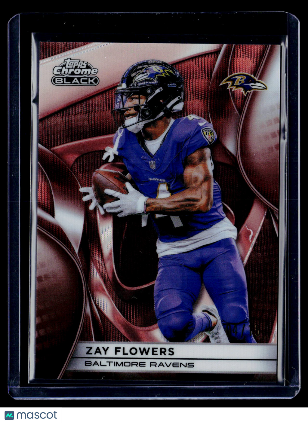 2025 Topps Chrome Black Zay Flowers Rose Gold 4/15