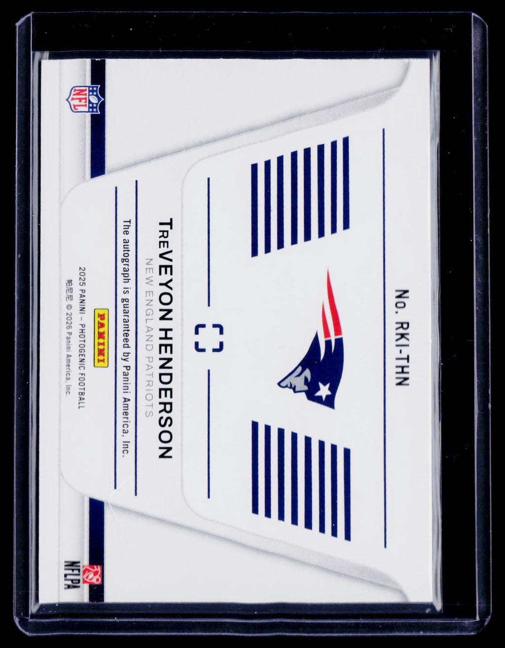 2025 Photogenic TreVeyon Henderson Rookie Introduction Auto RC