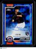 2026 Topps Chrome Sapphire Jonah Tong Rookie Auto 170/199 RC
