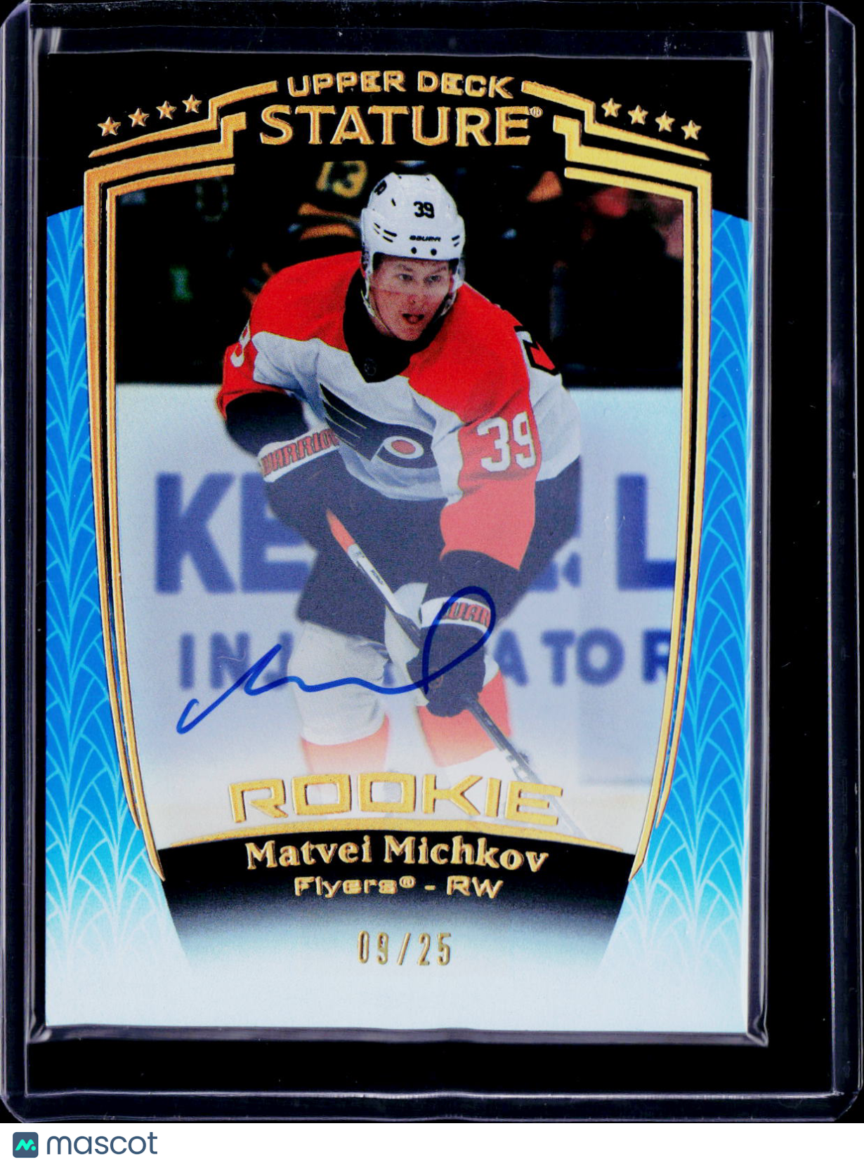 2024-25 Upper Deck Stature Matvei Mickov Rookie Auto 09/25