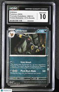 2025 Pokemon Prismatic Evolutions Umbreon Costco Exclusive 059/131 CGC 10 #059/131
