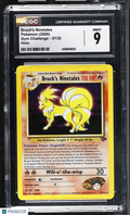 Pokemon Brock's Ninetales 3 132 CGC 9