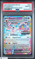 2025 Pokemon Prismatic Evolutions Sylveon EX Surprise Box PSA 10