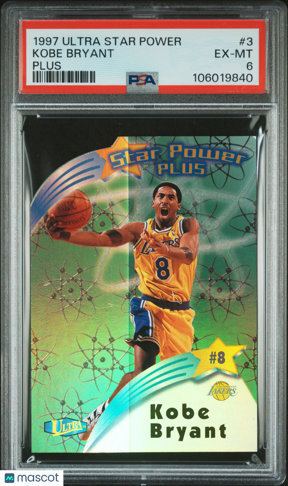1997 Ultra Star Power Kobe Bryant Plus PSA 6