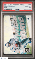 2017 Donruss Optic Deion Sanders AKA PSA 10