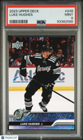 2023 Upper Deck Luke Hughes Young Guns PSA 9 RC