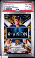 2024 Panini Spectra X-Vision JJ Mccarthy #XVJJM Universal PSA 10