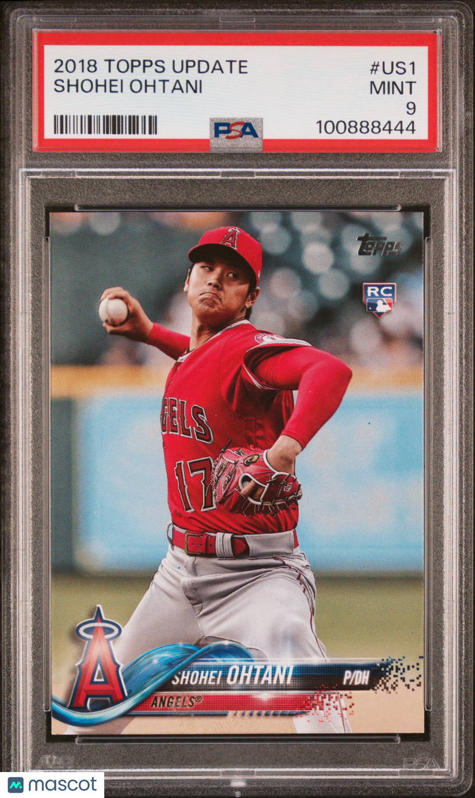 2018 Topps Update Shohei Ohtani Rookie PSA 9 RC