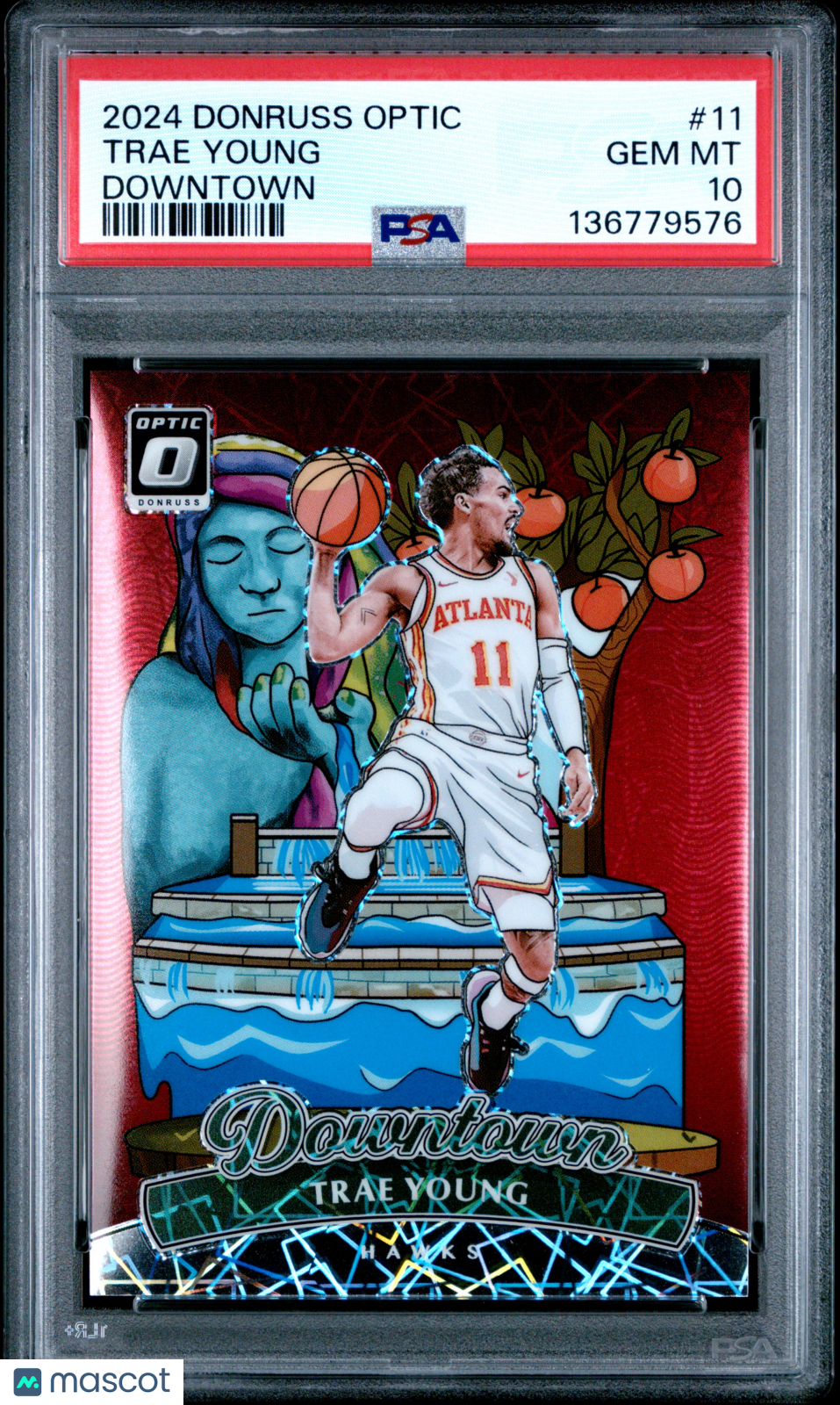 2024 Optic Trae Young Downtown PSA 10