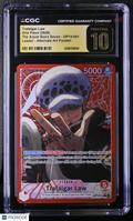 2026 One Piece Trafalgar Law The Azure Sea's Seven OP14-001 Alternate CGC Pristine 10