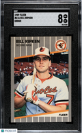 1989 Fleer Bill Ripken Error FF SGC 8