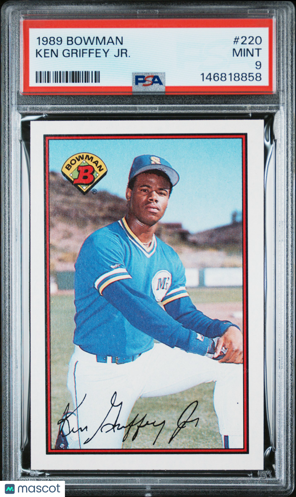 1989 Bowman Ken Griffey Jr. PSA 9