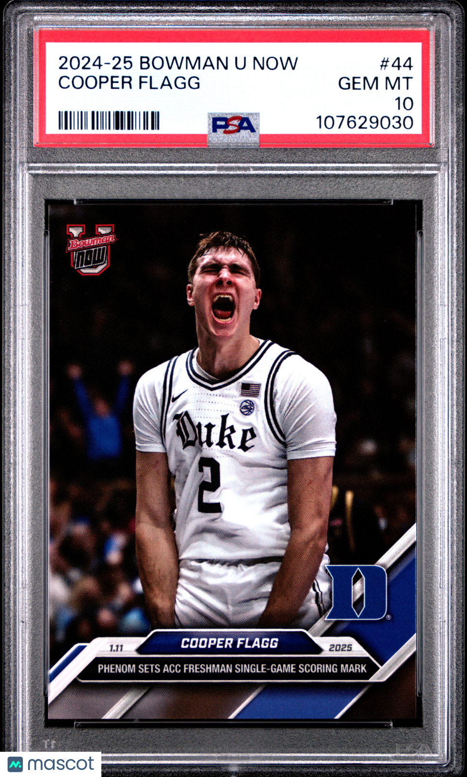 2024-25 Bowman U Now Cooper Flagg PSA 10