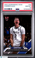 2024-25 Bowman U Now Cooper Flagg PSA 10