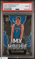 2022 Donruss Optic Chet Holmgren My House PSA 10